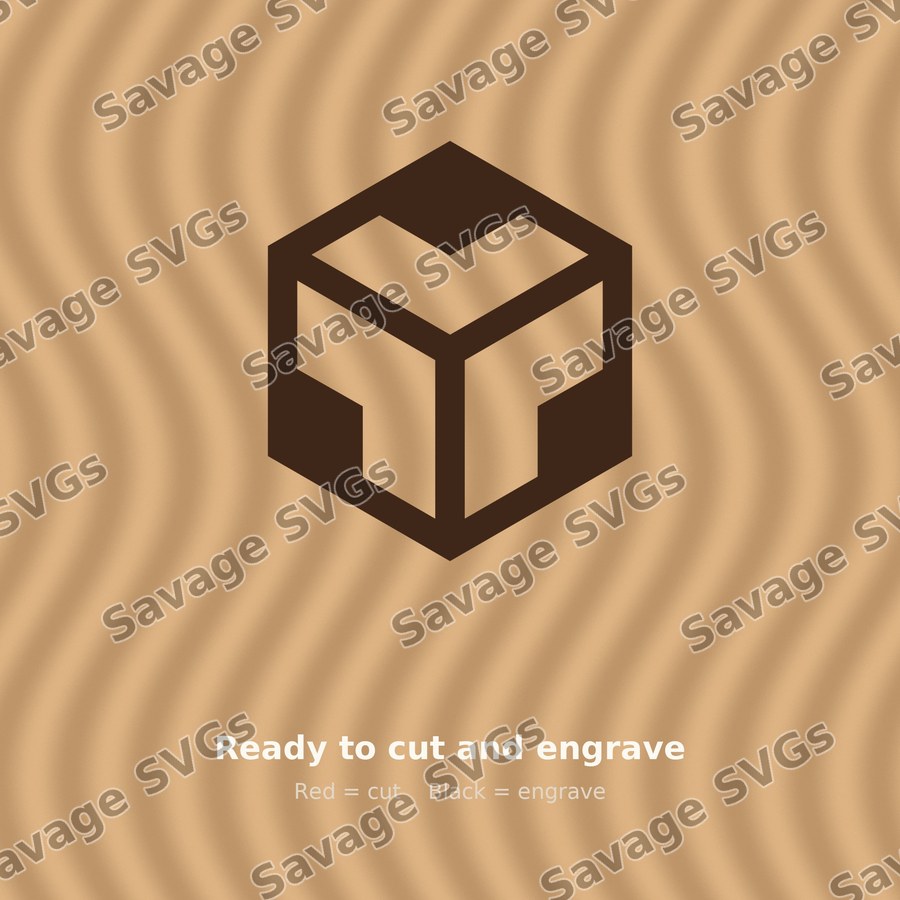 3D Cube Outline
