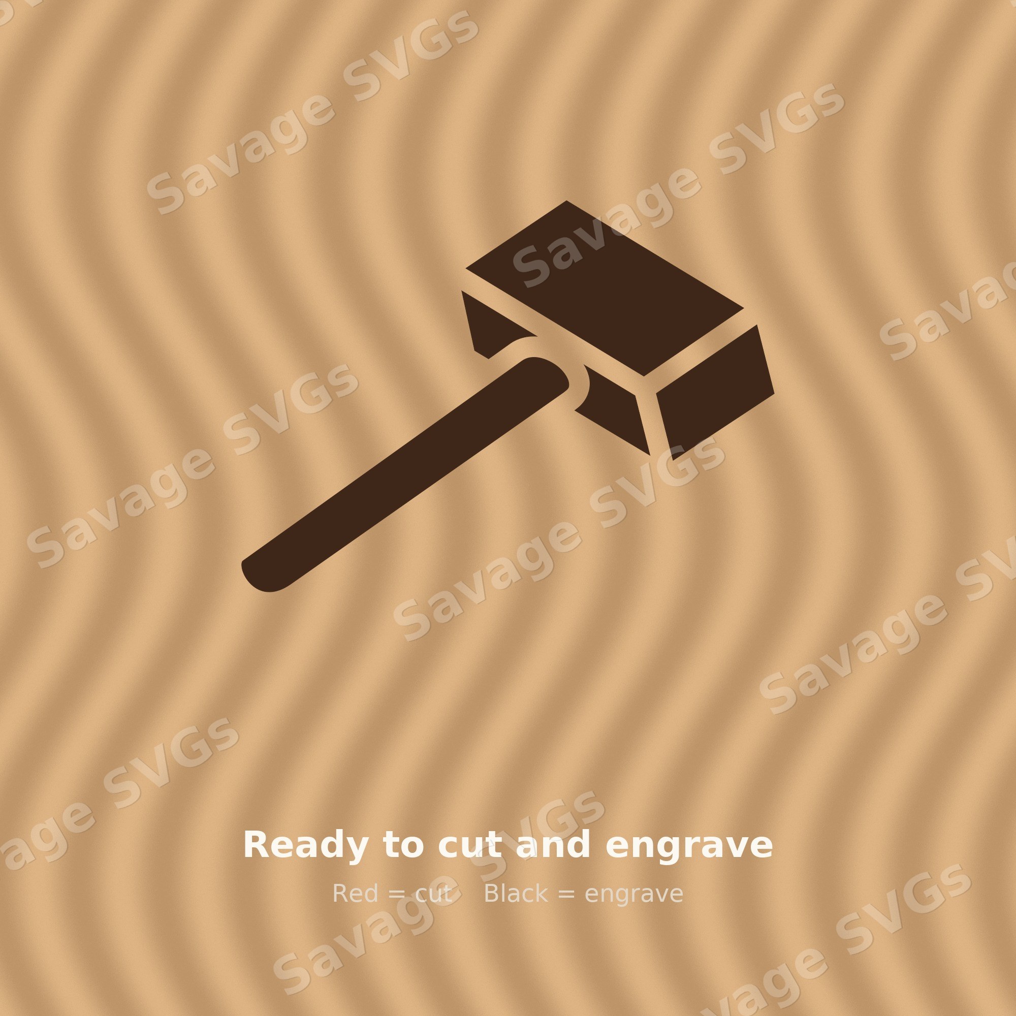 3D Mallet Icon