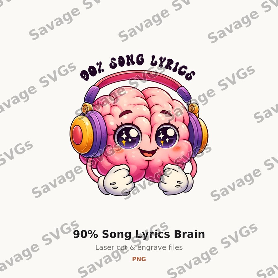 90% Song Lyrics Brain