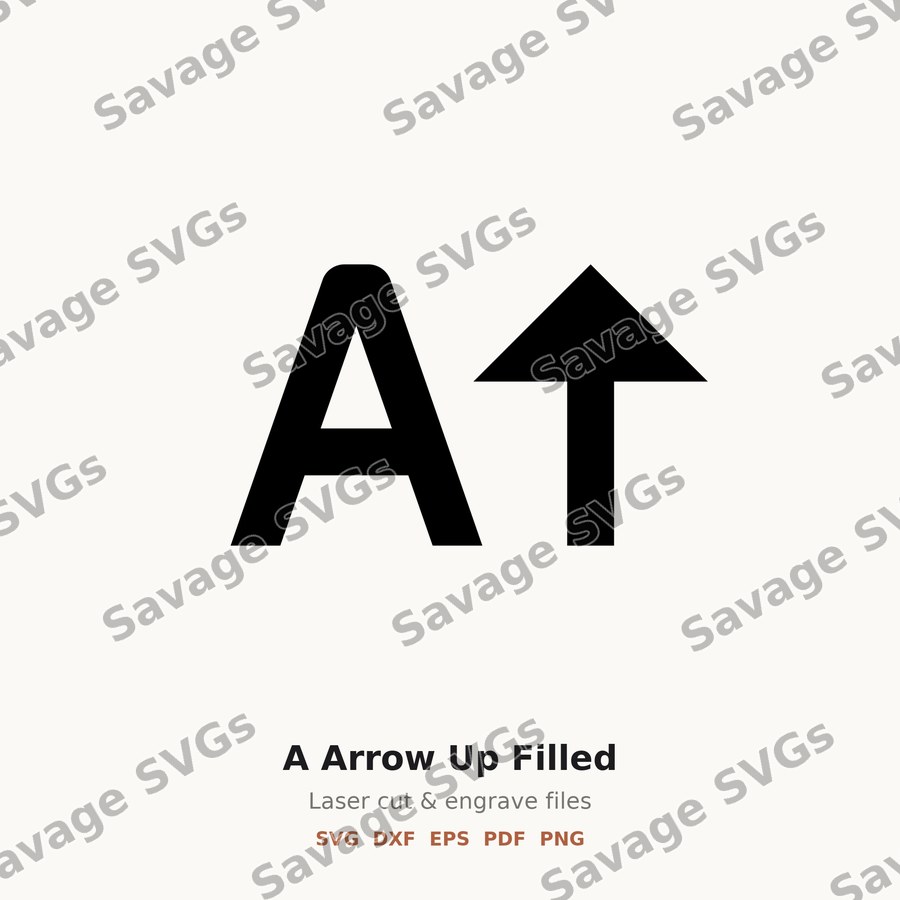 A Arrow Up Filled
