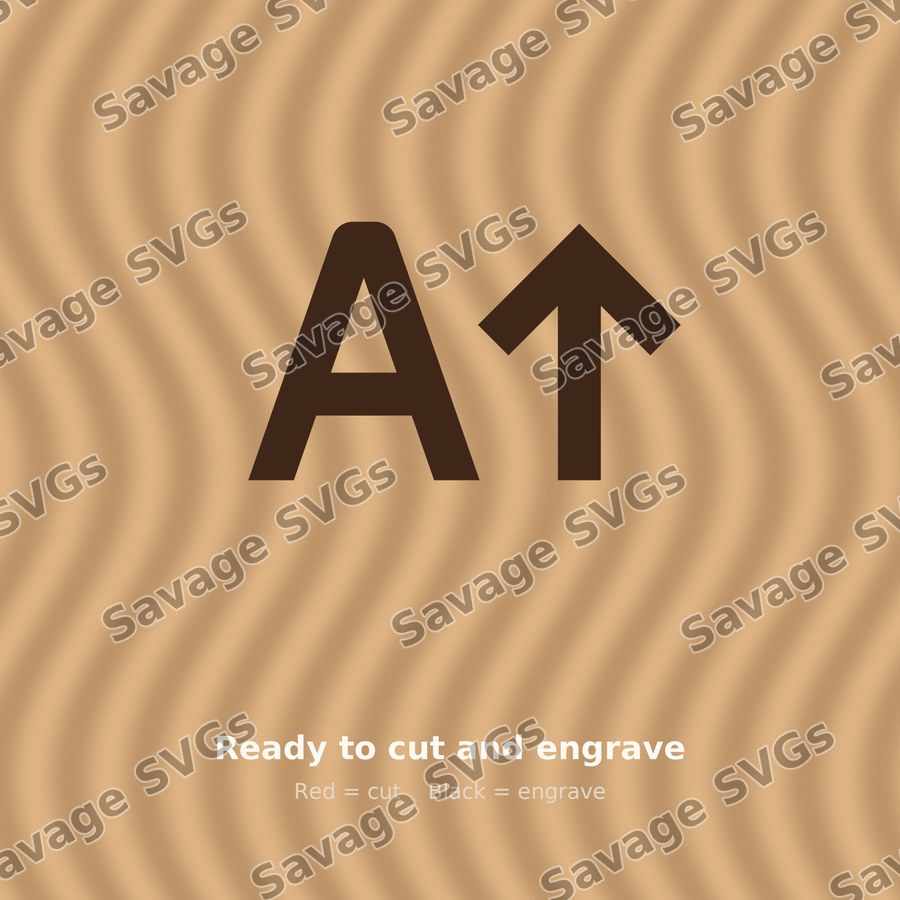 A Arrow Up
