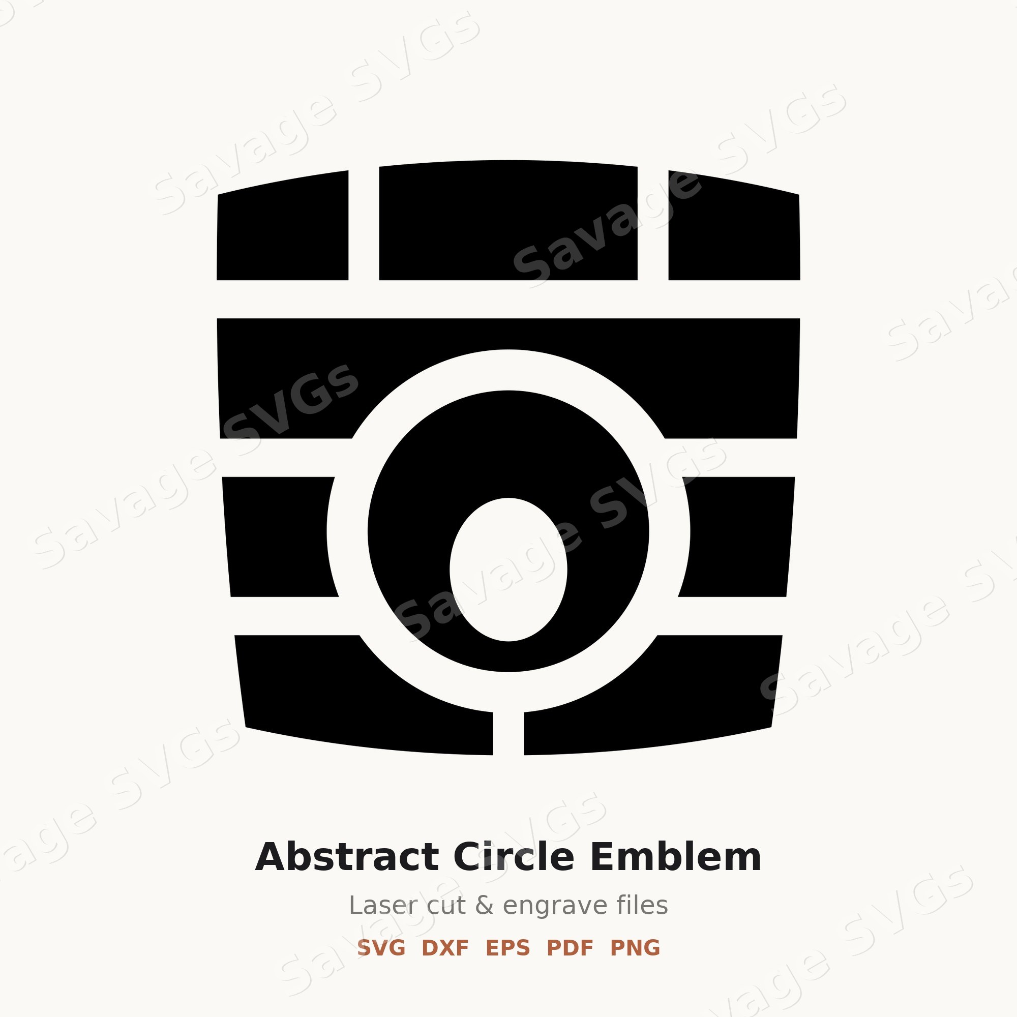 Abstract Circle Emblem