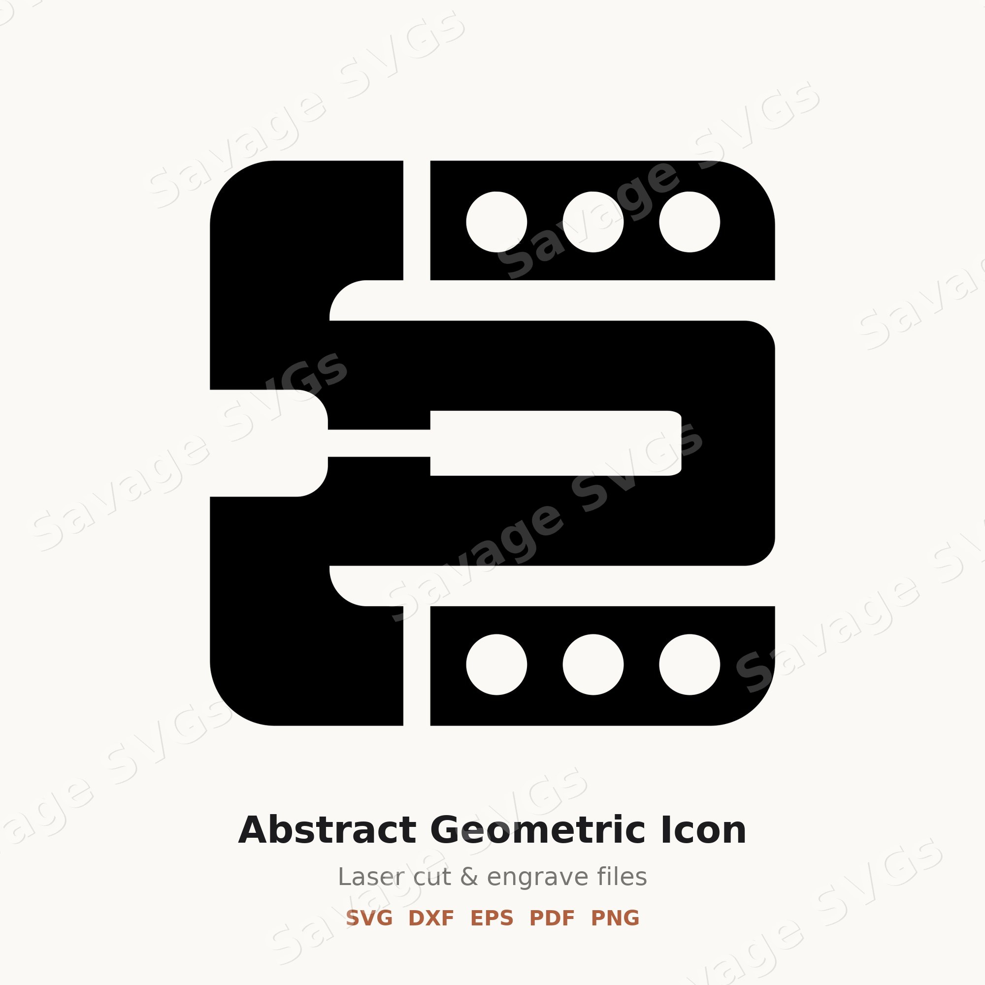 Abstract Geometric Icon