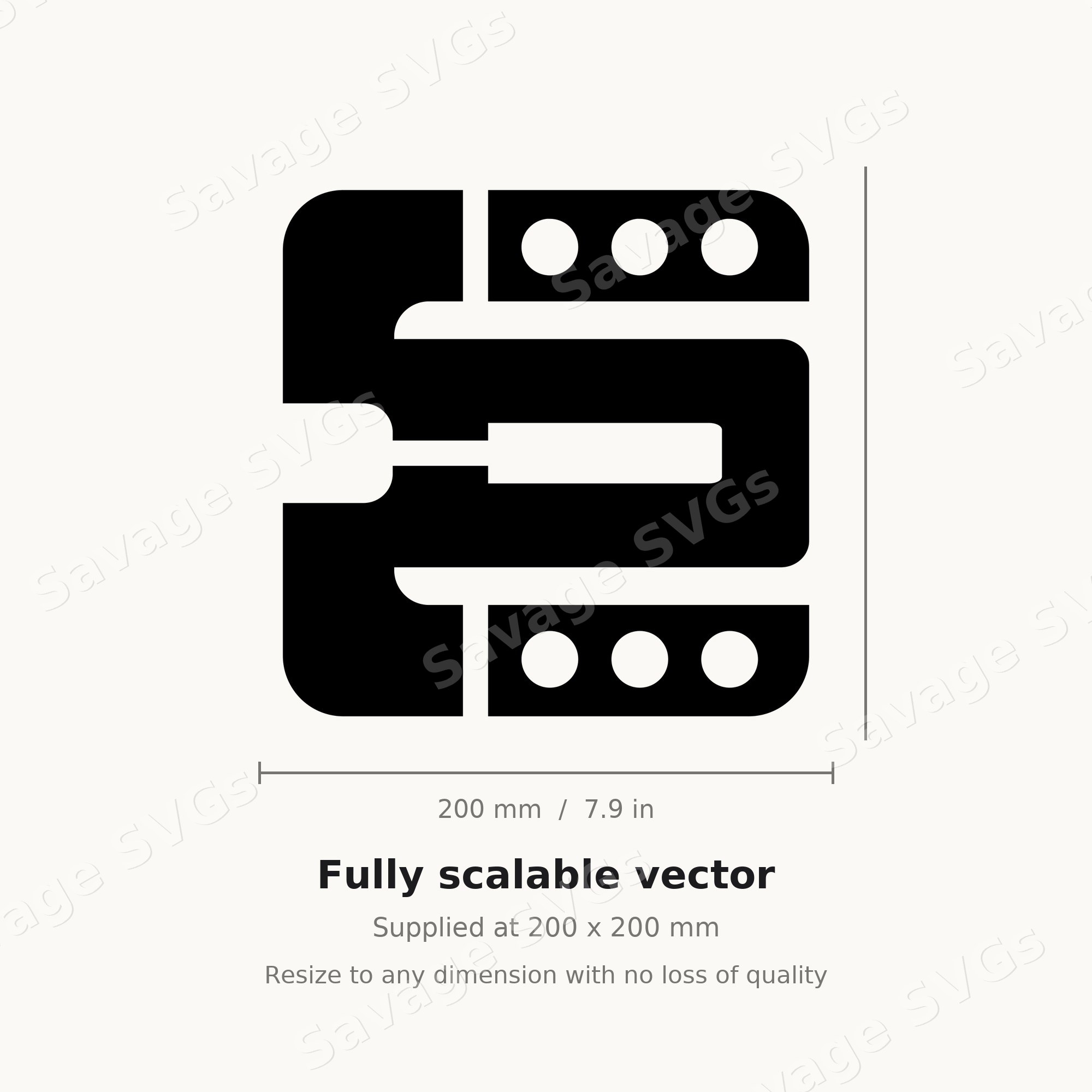 Abstract Geometric Icon