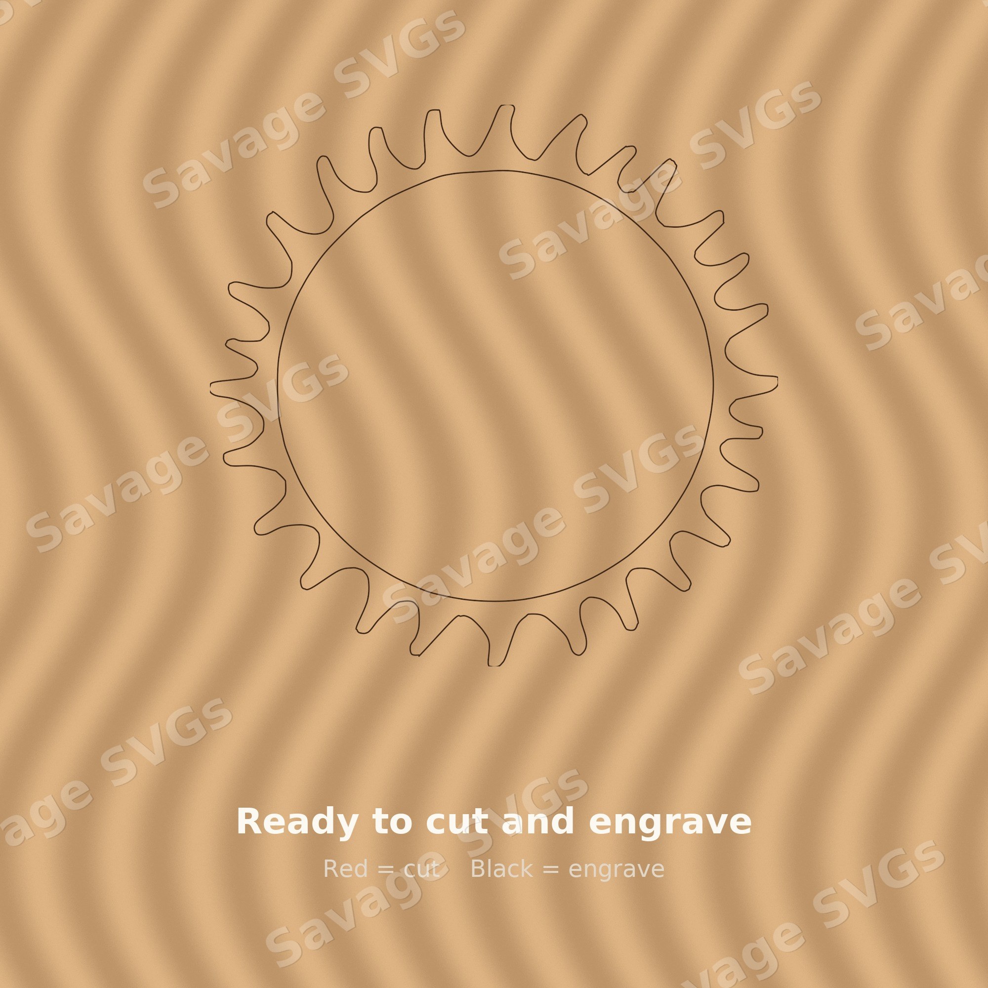 Abstract Sun Mandala