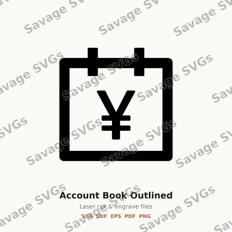 Account Book Outlined
