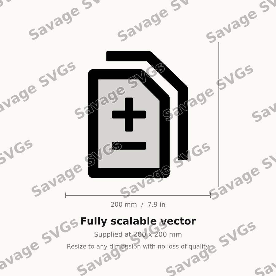 Add Remove Document Icon