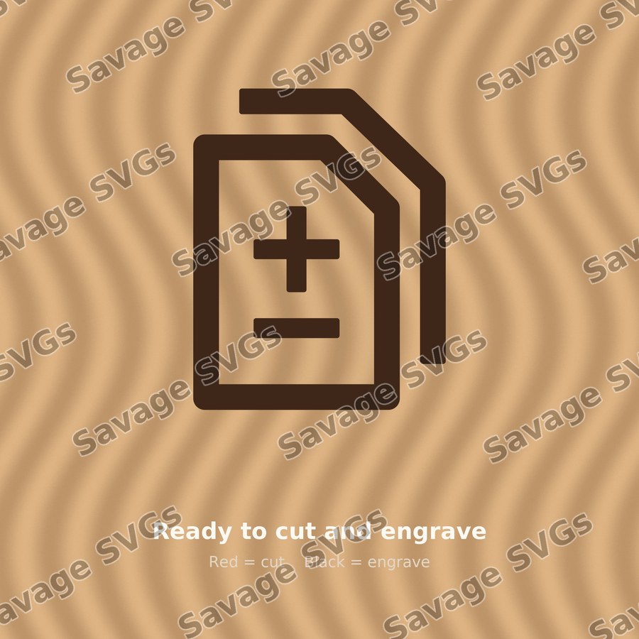 Add Remove Document Icon