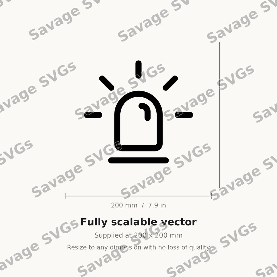 Alarm Siren Icon