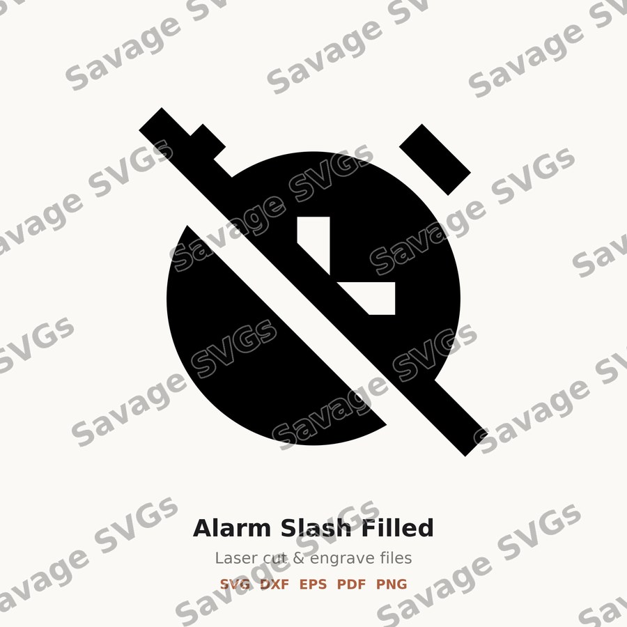 Alarm Slash Filled