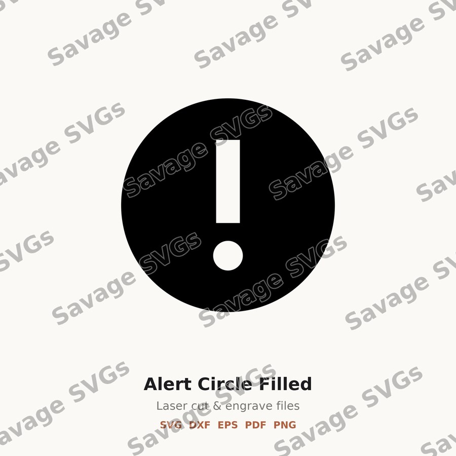 Alert Circle Filled