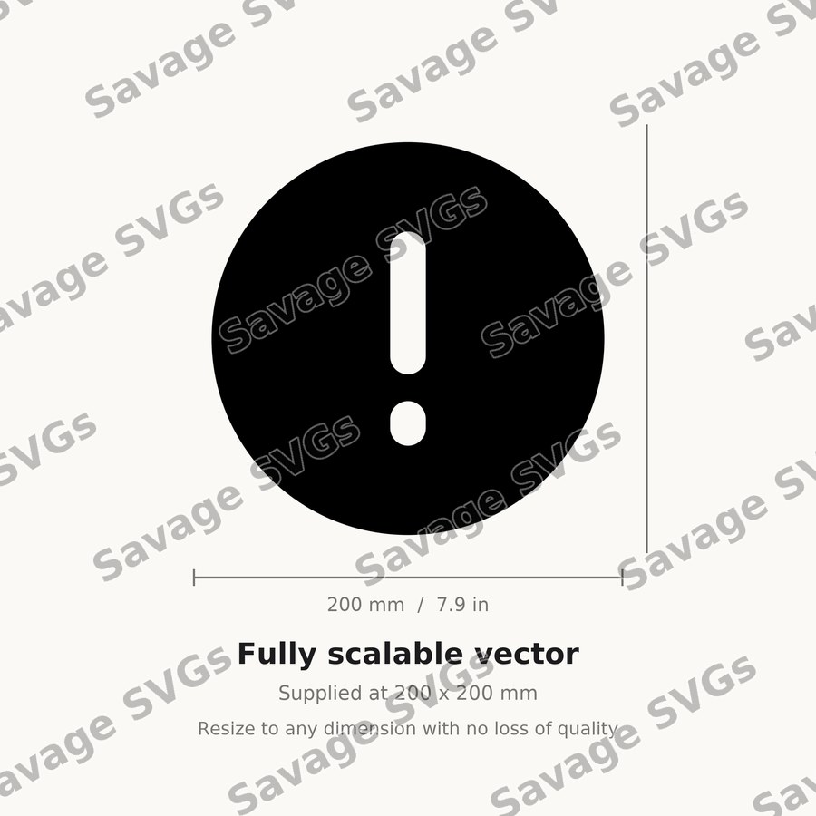 Alert Exclamation Icon