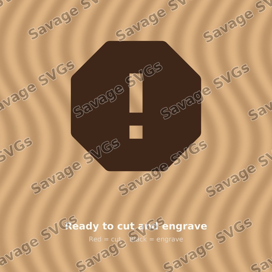 Alert Octagon Filled