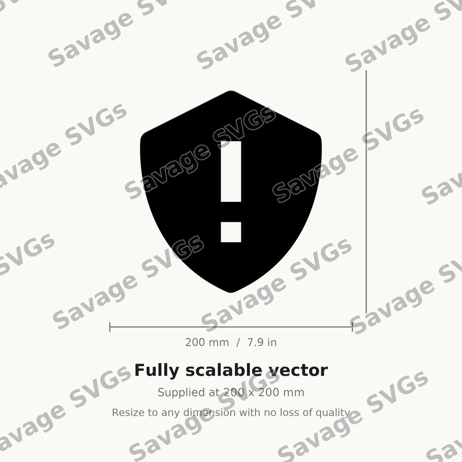 Alert Shield Filled