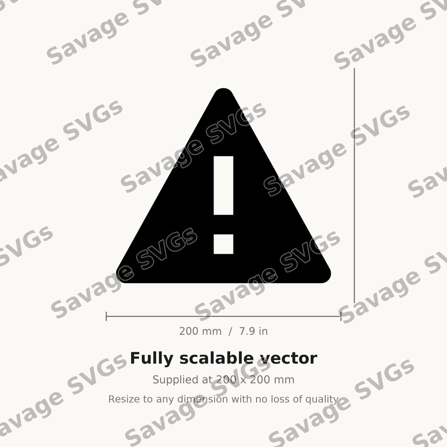 Alert Triangle Filled