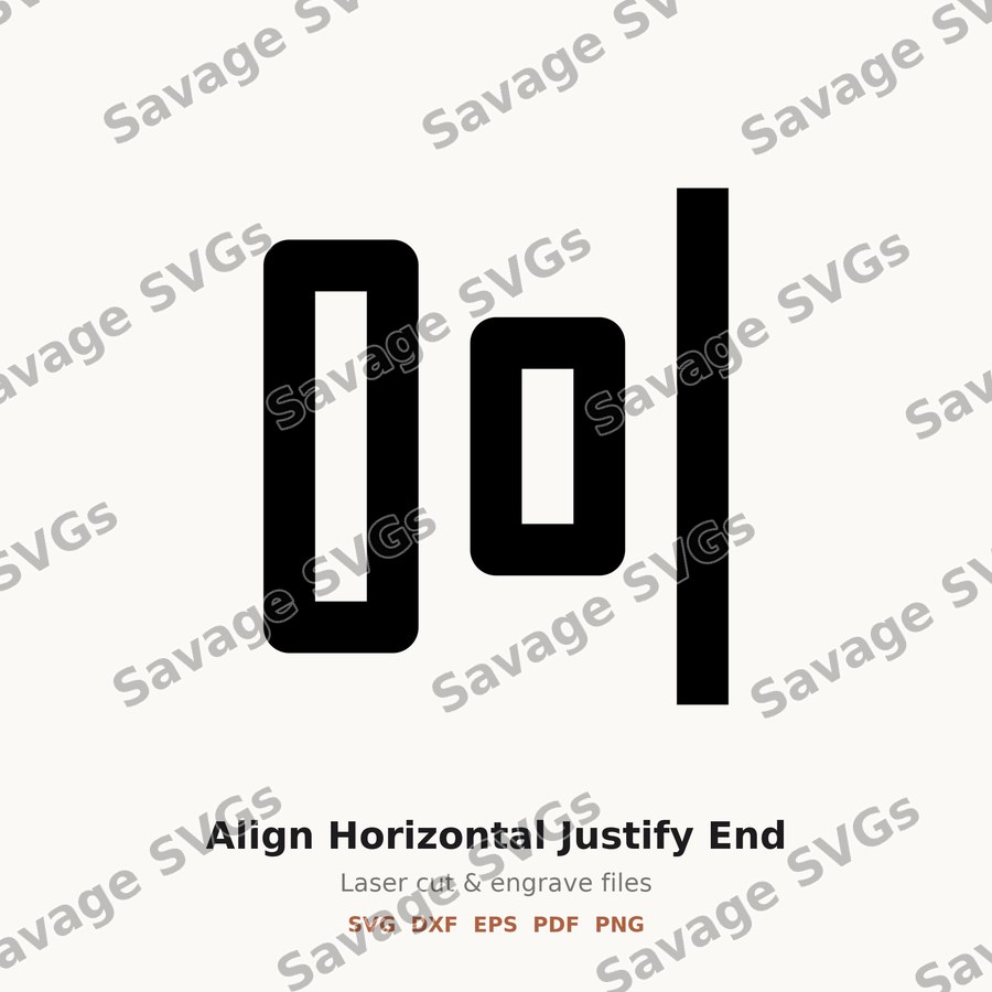 Align Horizontal Justify End