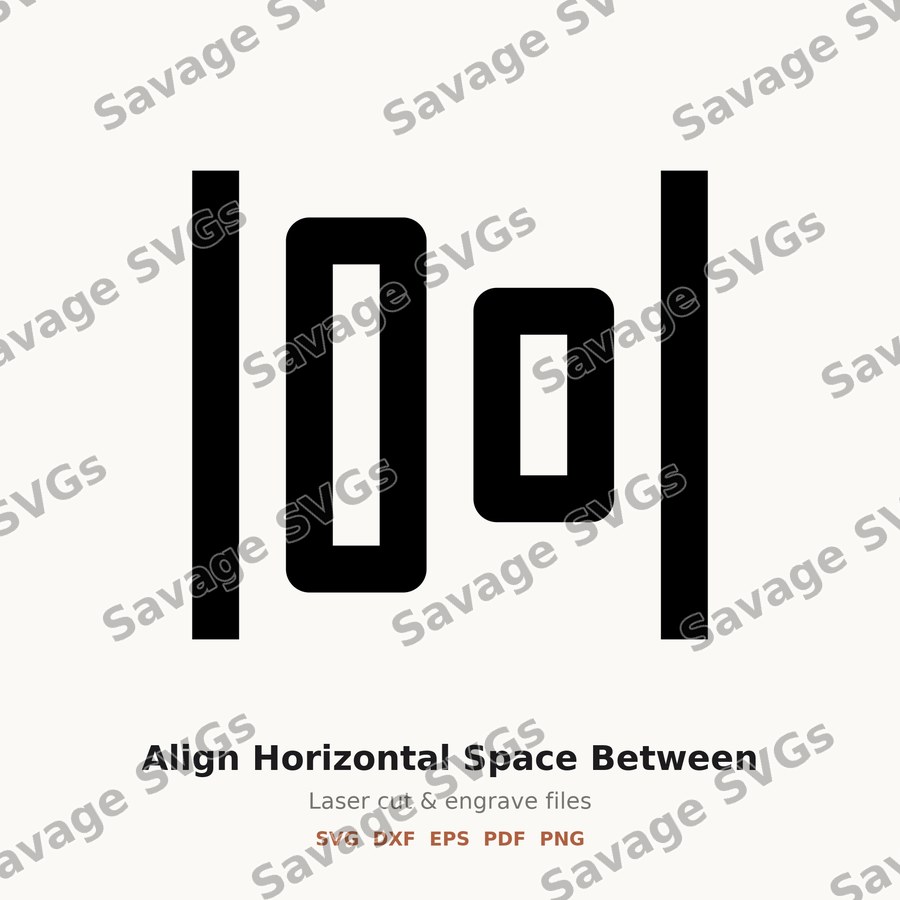 Align Horizontal Space Between