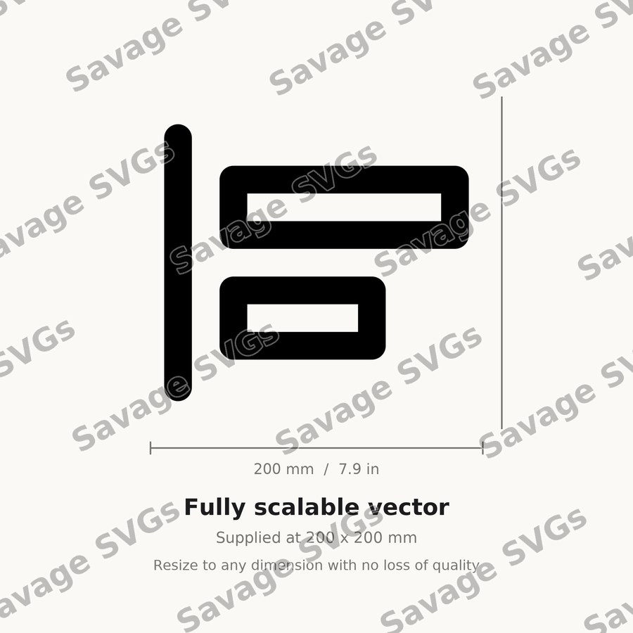 Align Left Icon