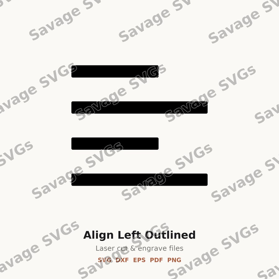 Align Left Outlined