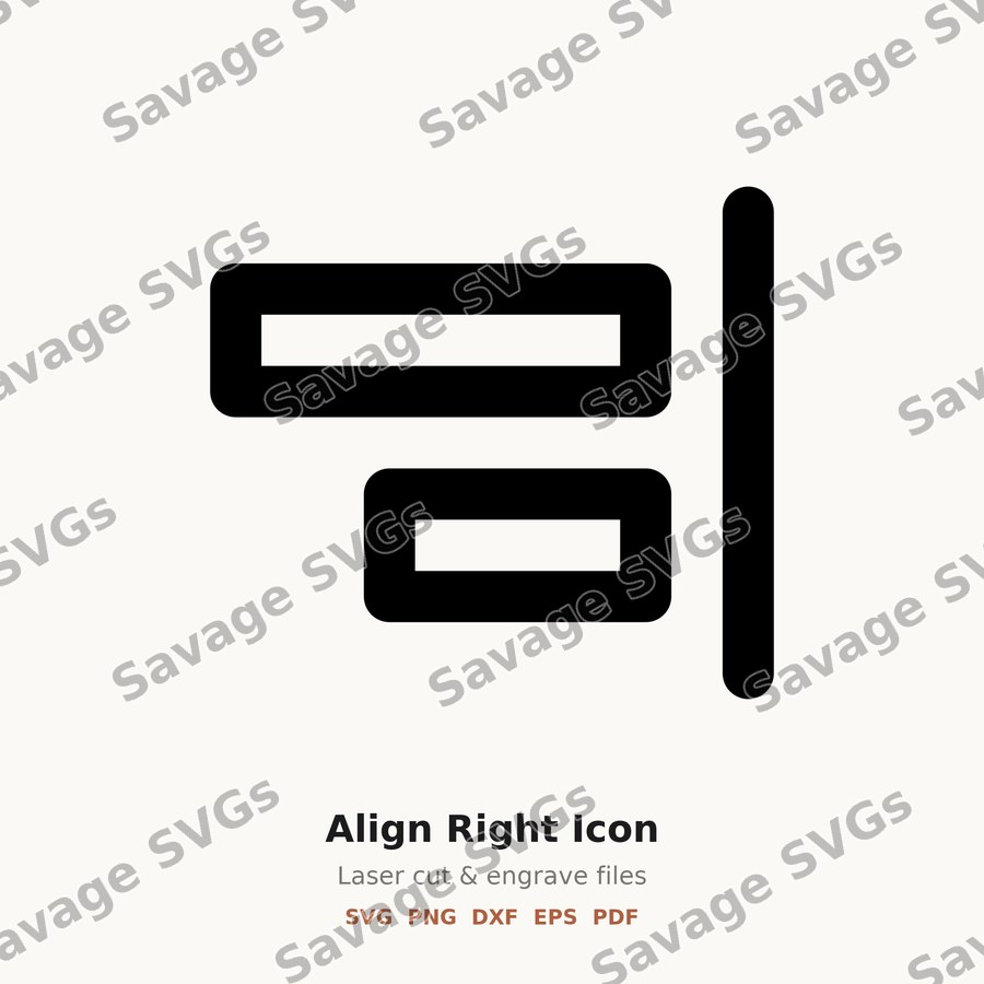 Align Right Icon