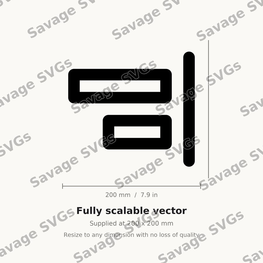 Align Right Icon