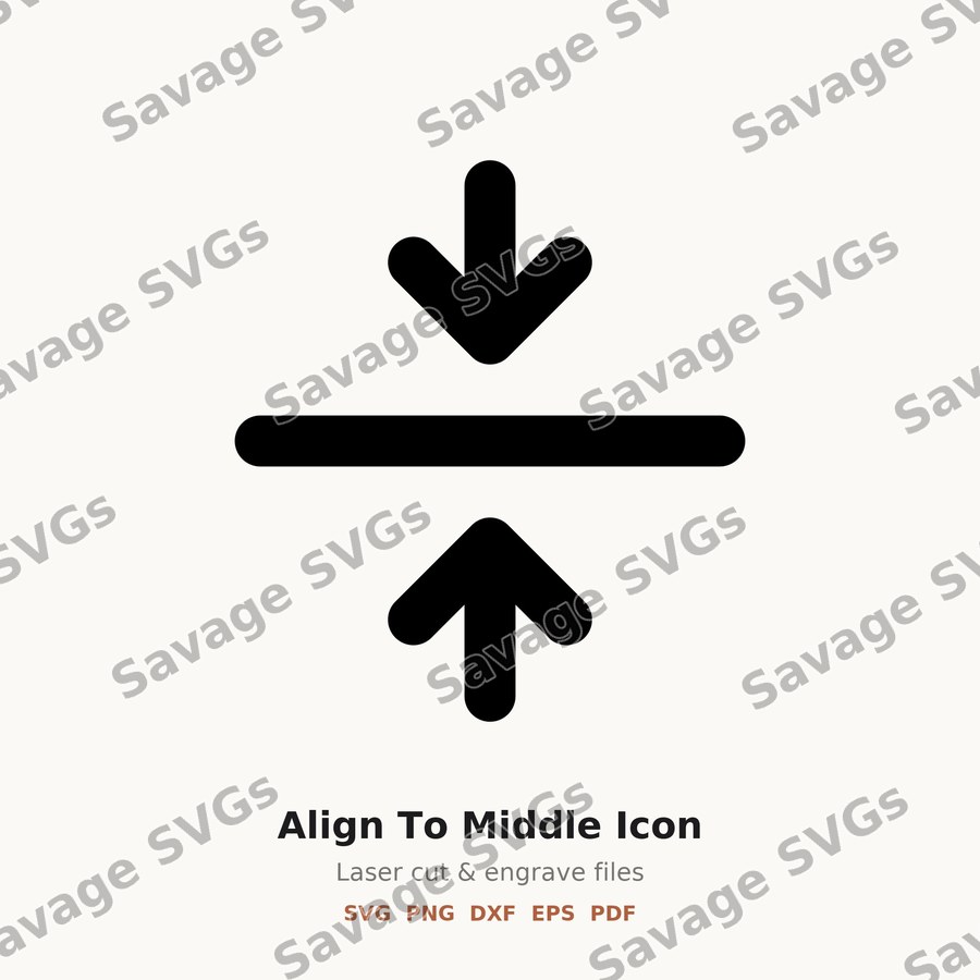 Align To Middle Icon