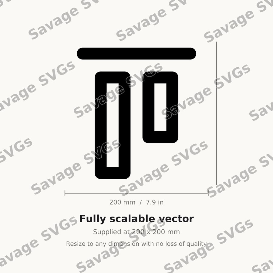 Align Top Icon