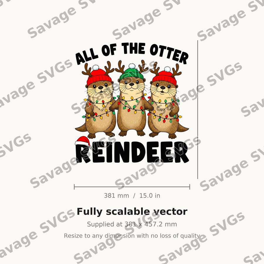 All Of The Otter Reindeer