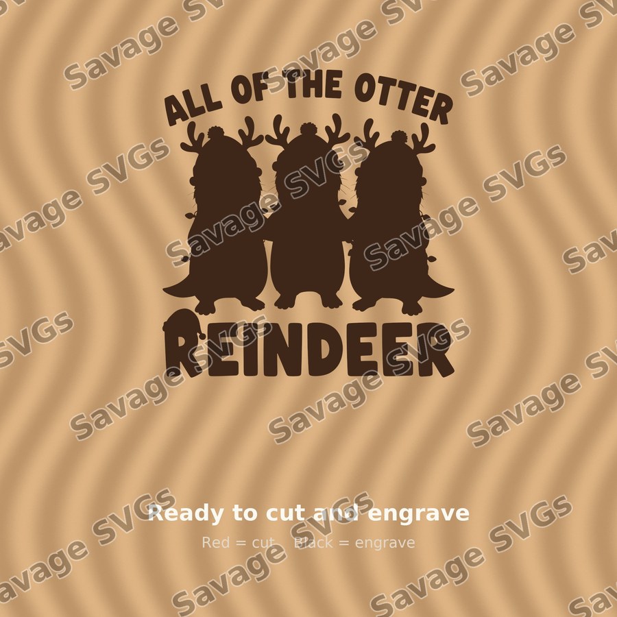 All Of The Otter Reindeer