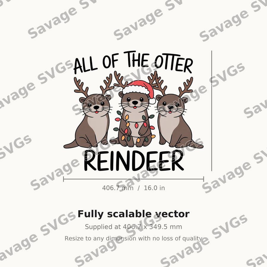 All Of The Otter Reindeer
