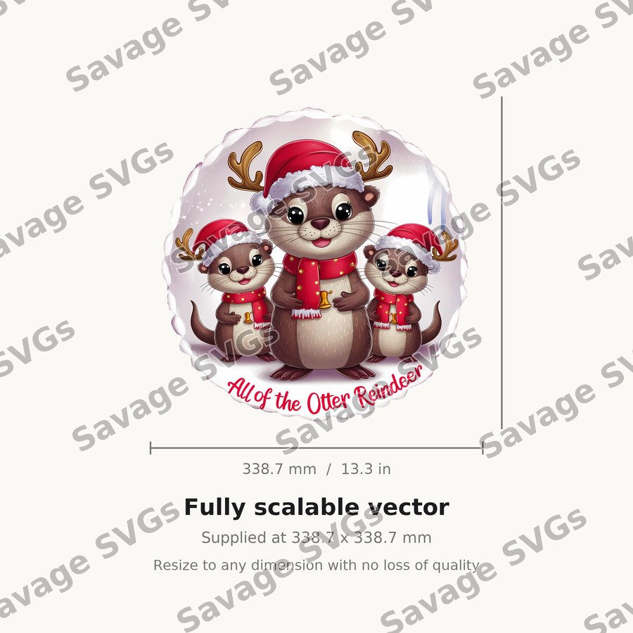 All Of The Otter Reindeer