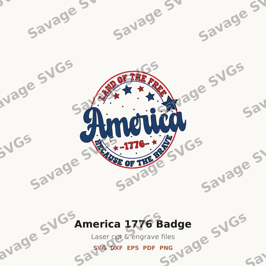 America 1776 Badge