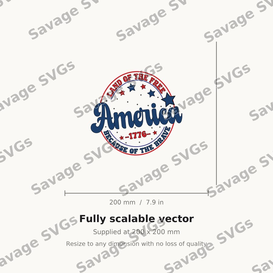 America 1776 Badge
