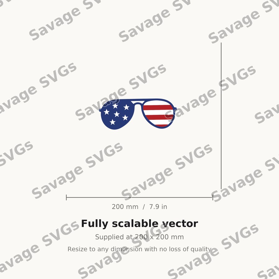 American Flag Sunglasses