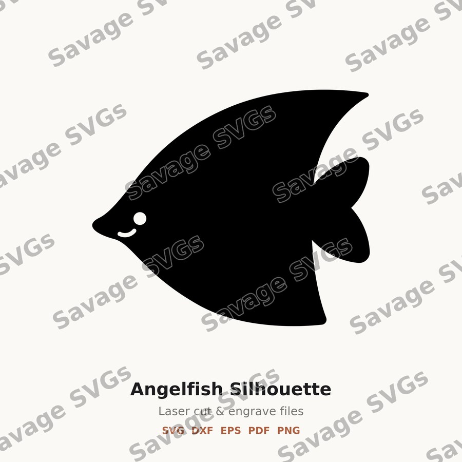 Angelfish Silhouette