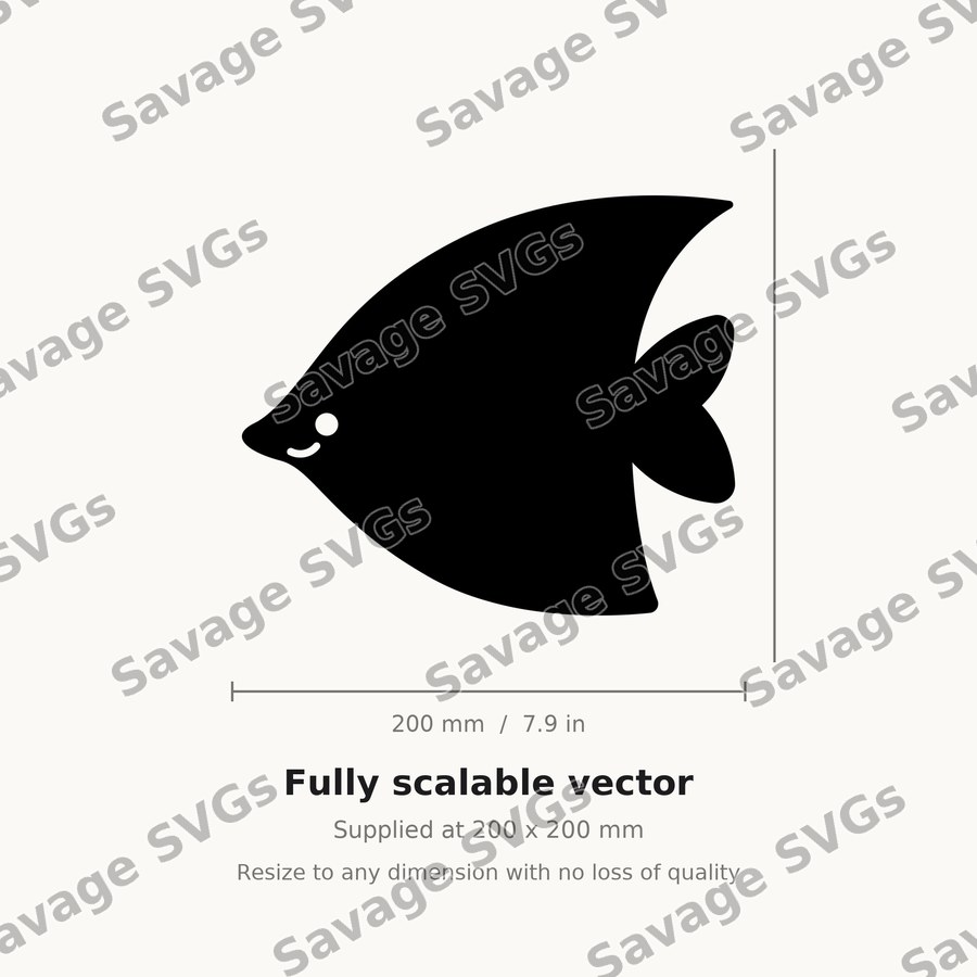 Angelfish Silhouette
