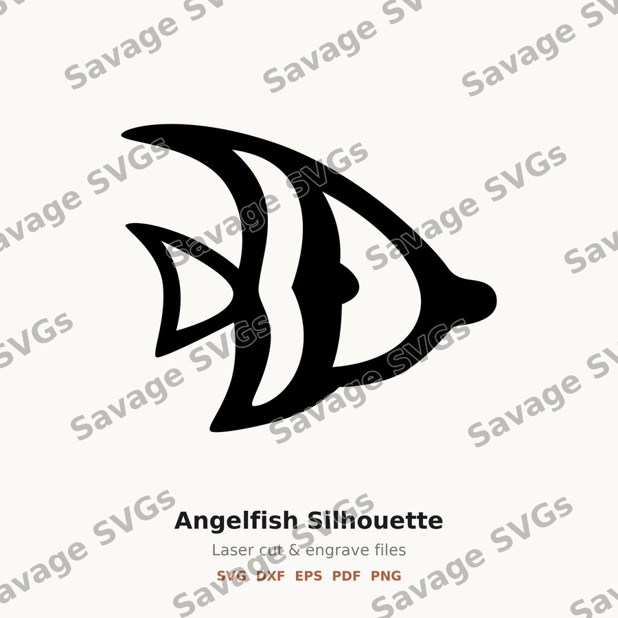 Angelfish Silhouette