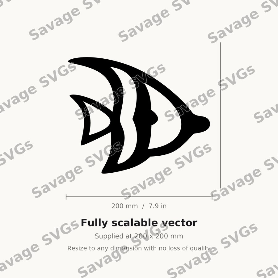 Angelfish Silhouette