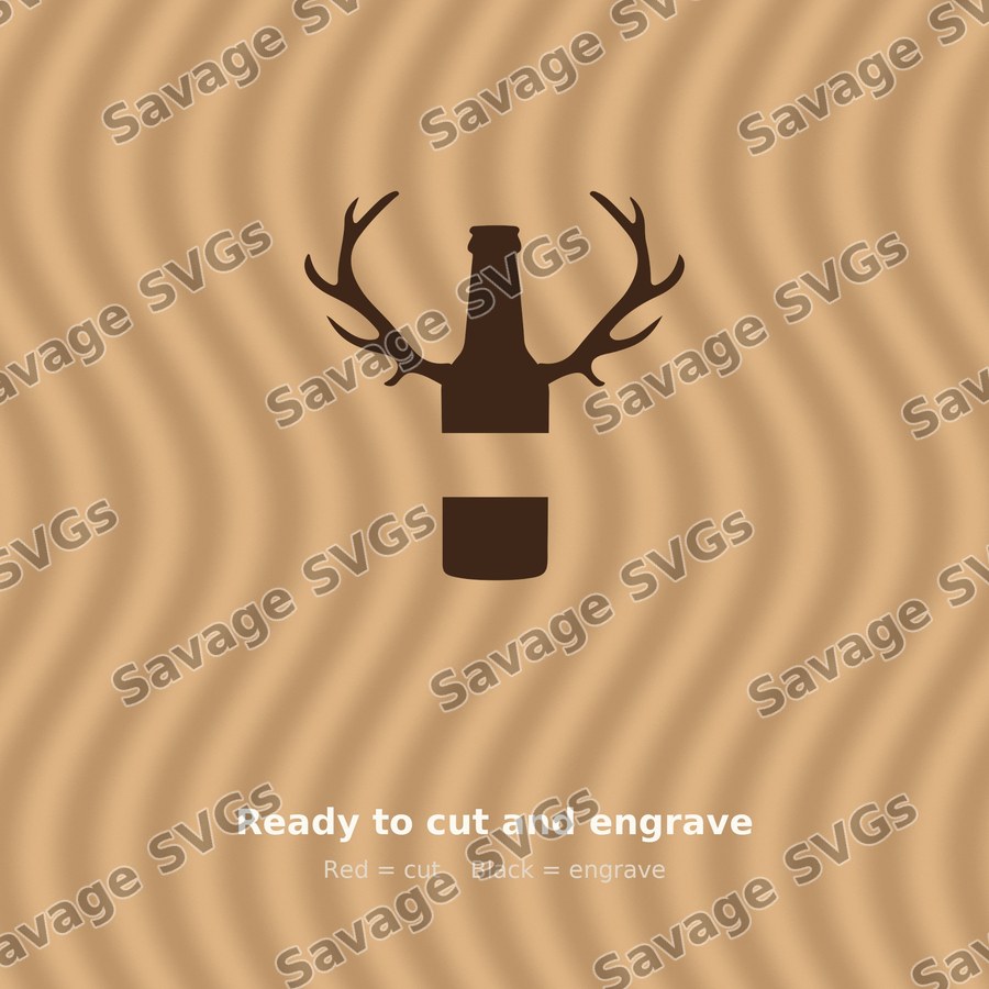 Antler Beer Bottle