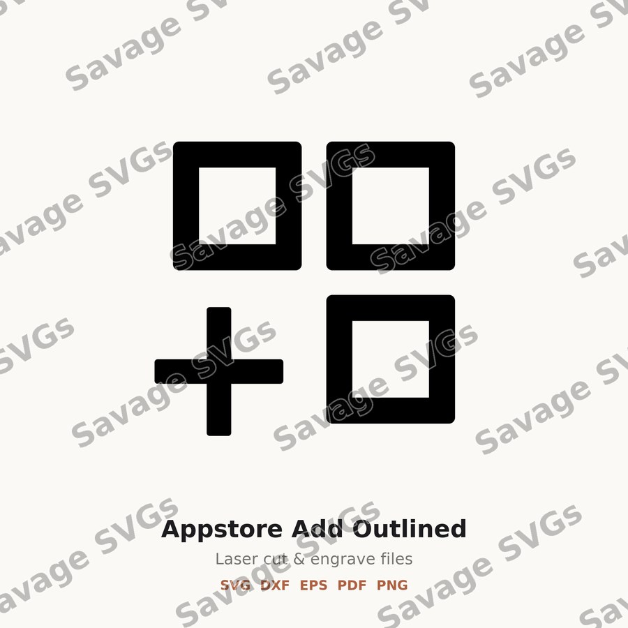 Appstore Add Outlined