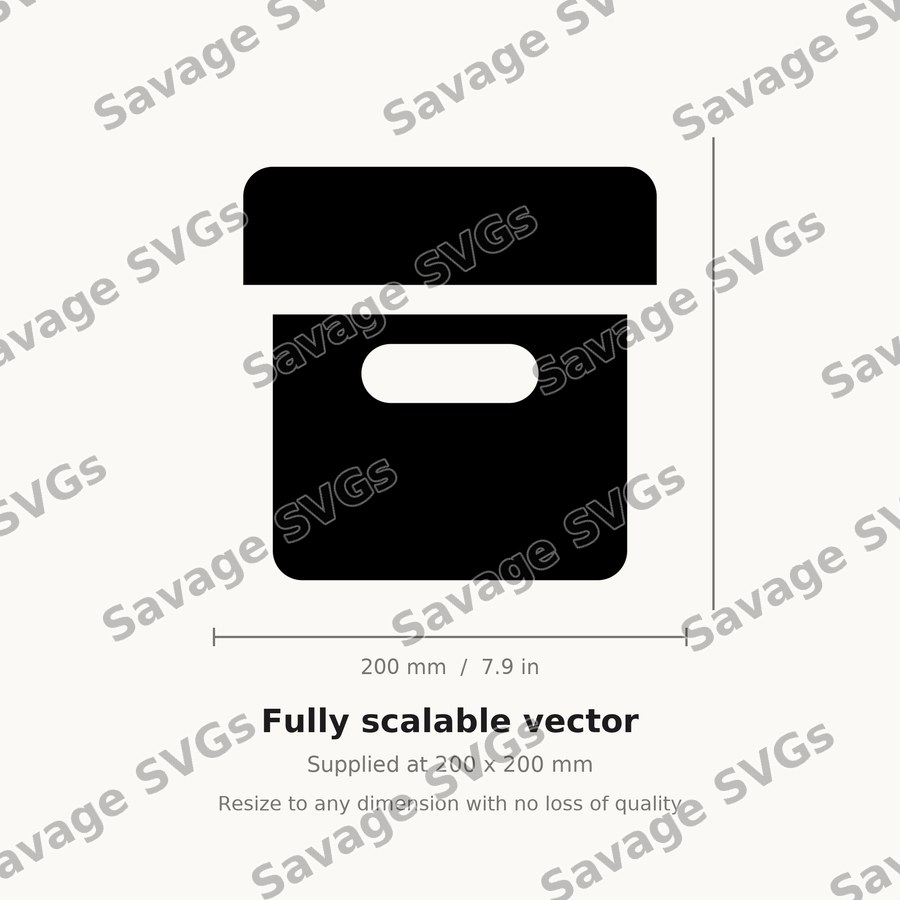 Archive Box Icon