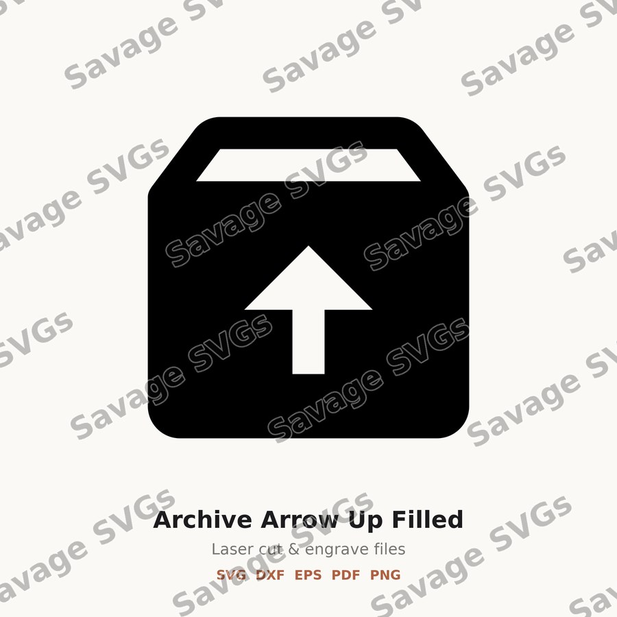 Archive Arrow Up Filled