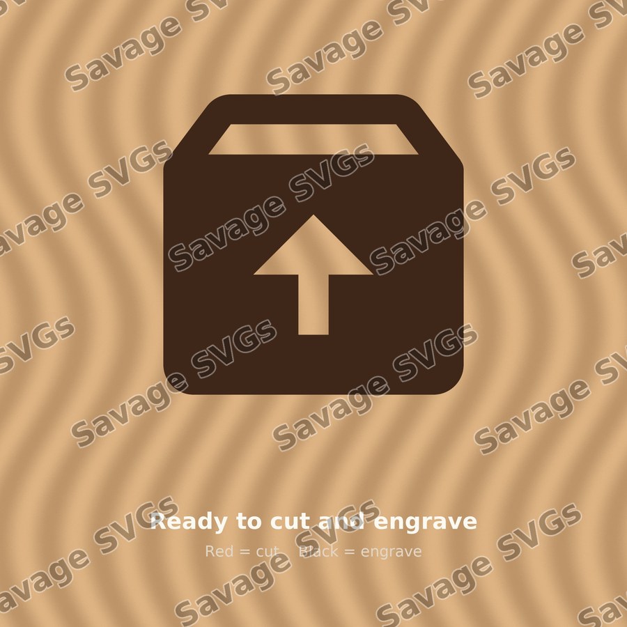 Archive Arrow Up Filled