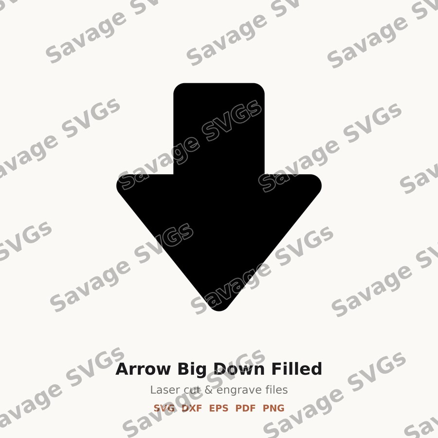 Arrow Big Down Filled