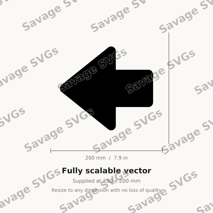 Arrow Big Left Filled