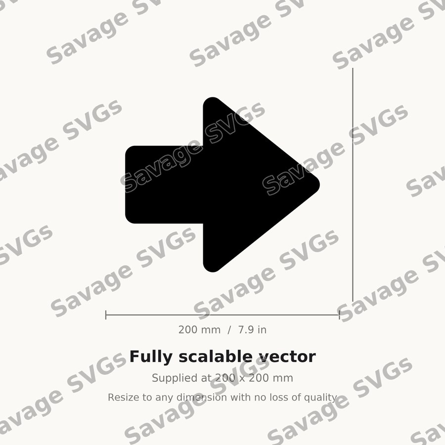 Arrow Big Right Filled