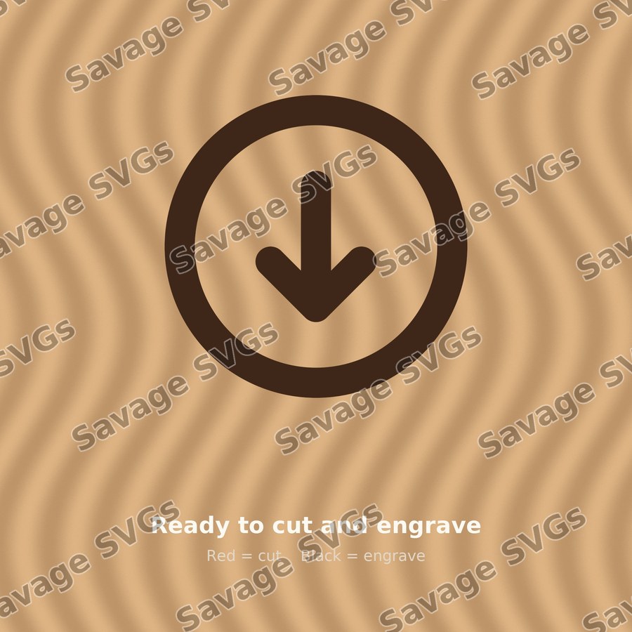 Down Arrow Circle