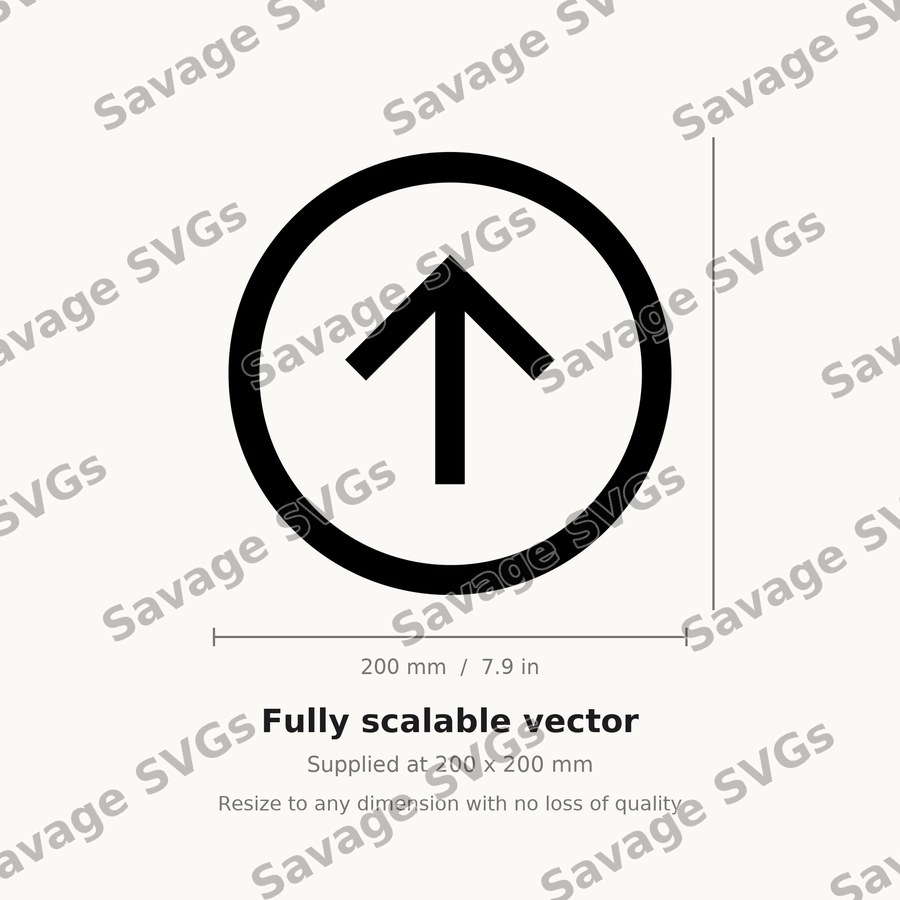 Arrow Circle Top