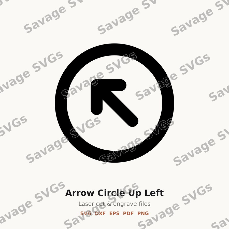 Arrow Circle Up Left