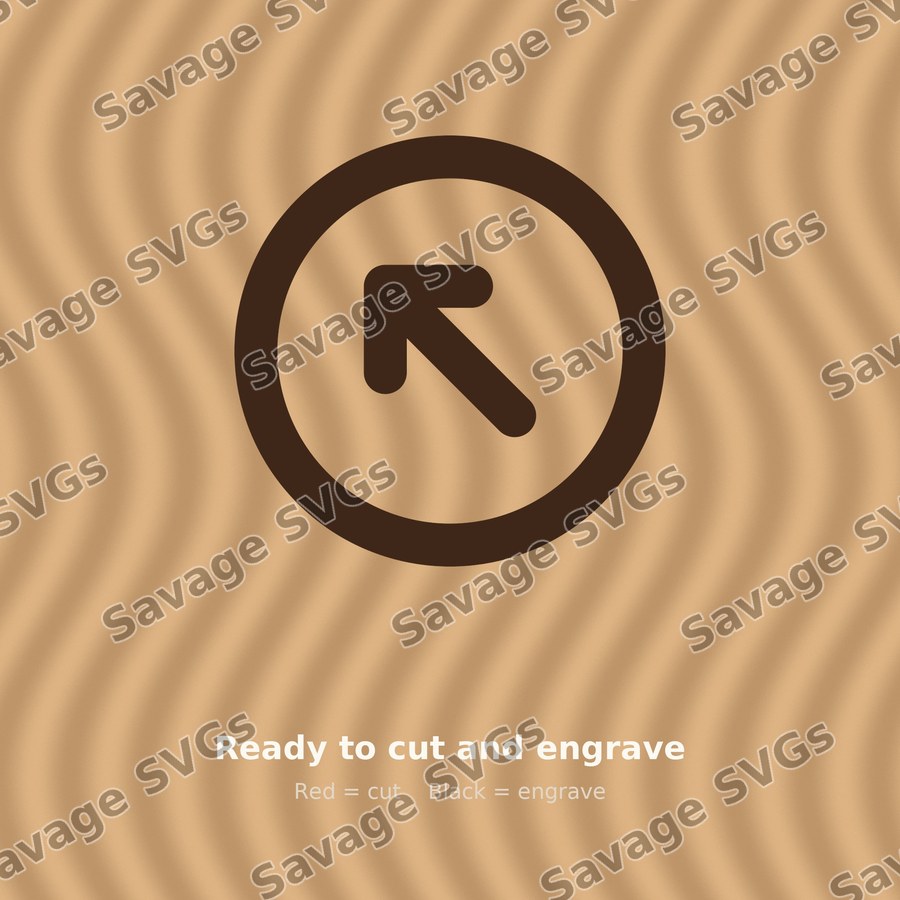 Arrow Circle Up Left